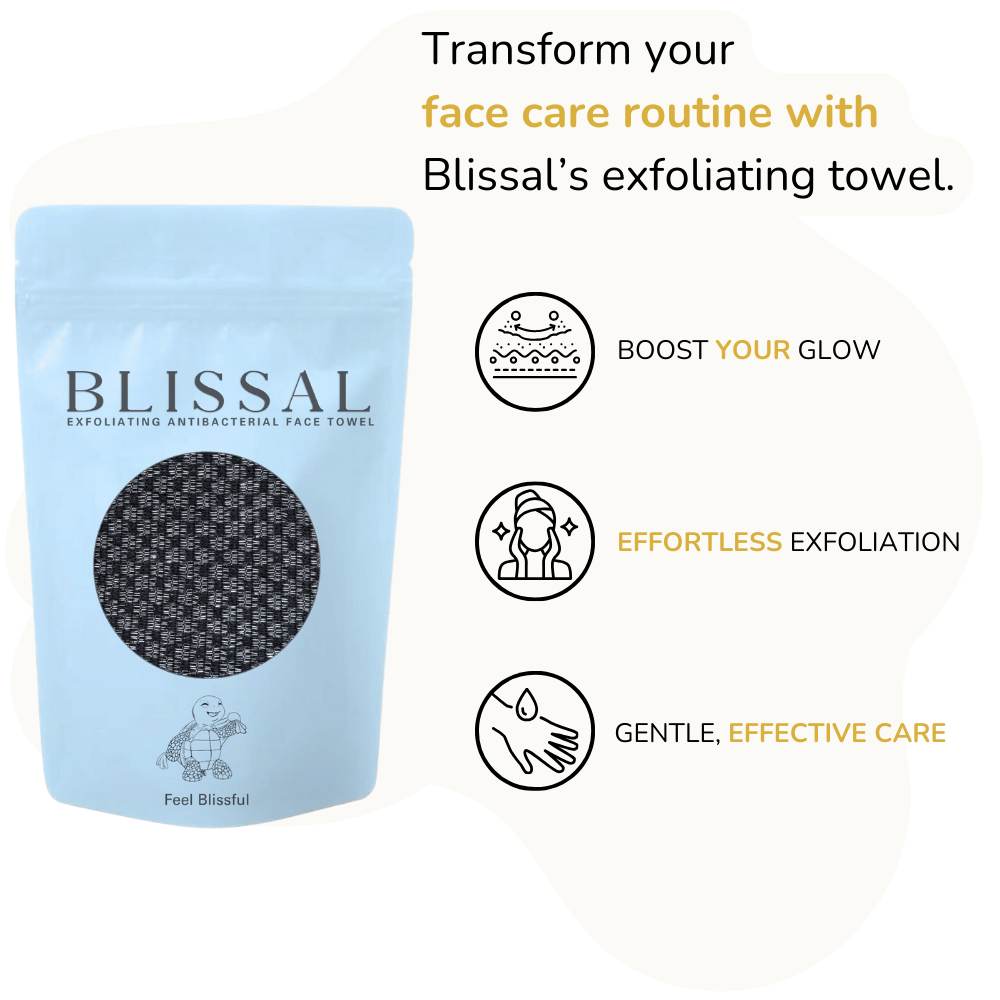 Antibacterial Exfoliating Face Towel