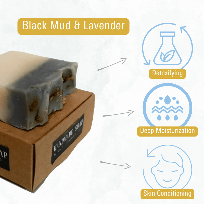 Black Mud & Lavender Natural Bar Soap