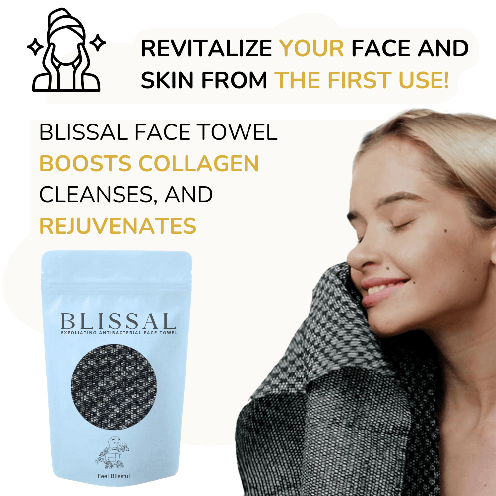 Antibacterial Exfoliating Face Towel