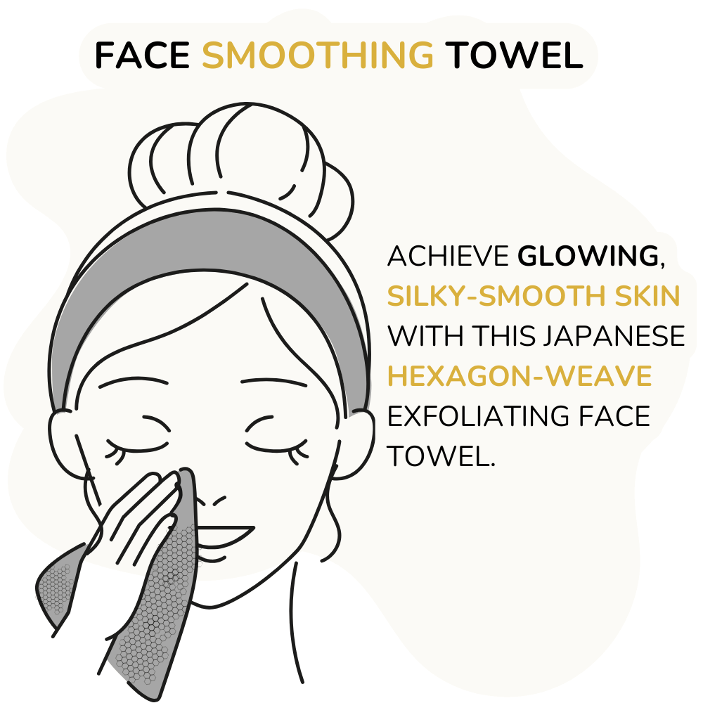 Antibacterial Exfoliating Face Towel