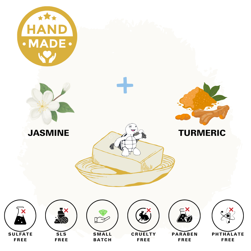 Jasmine & Turmeric Natural Bar Soap