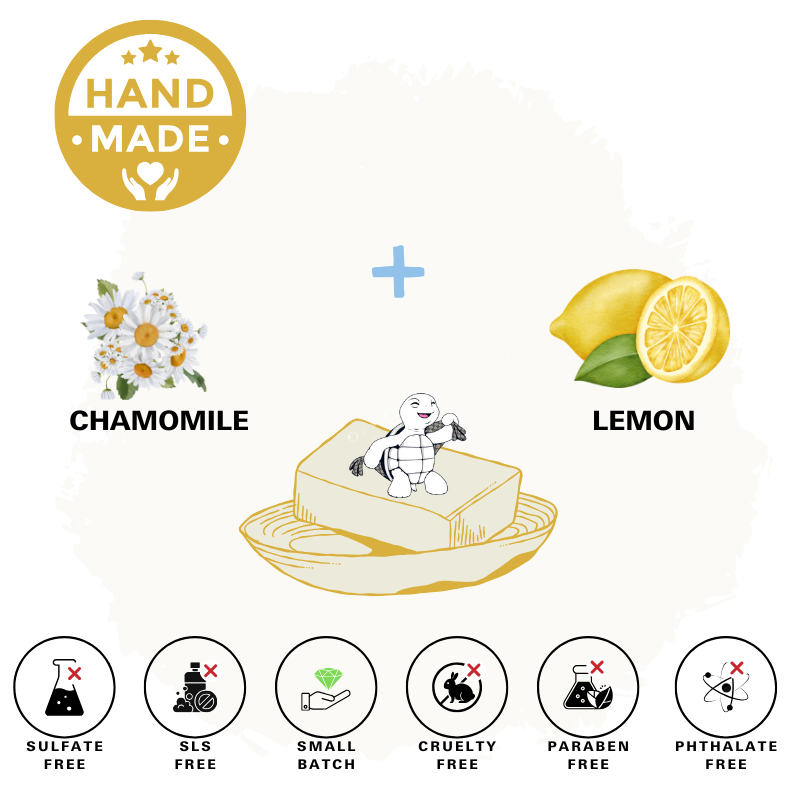 Chamomile & Lemon Natural Bar Soap