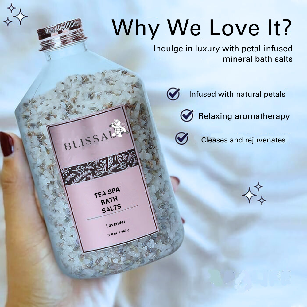 Blissal Himalayan Bath Salt - Lavender & Rose