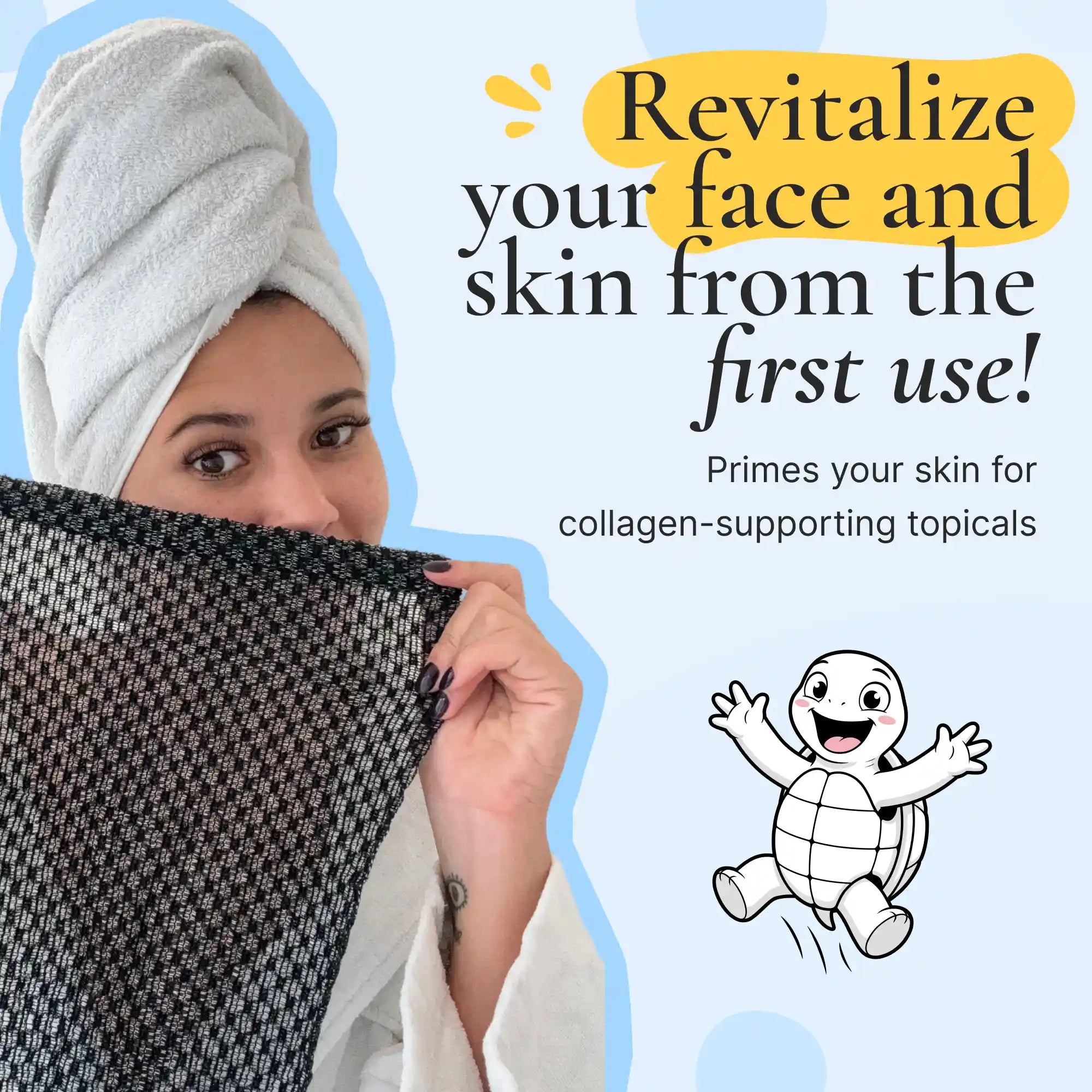 Exfoliating Face Towel