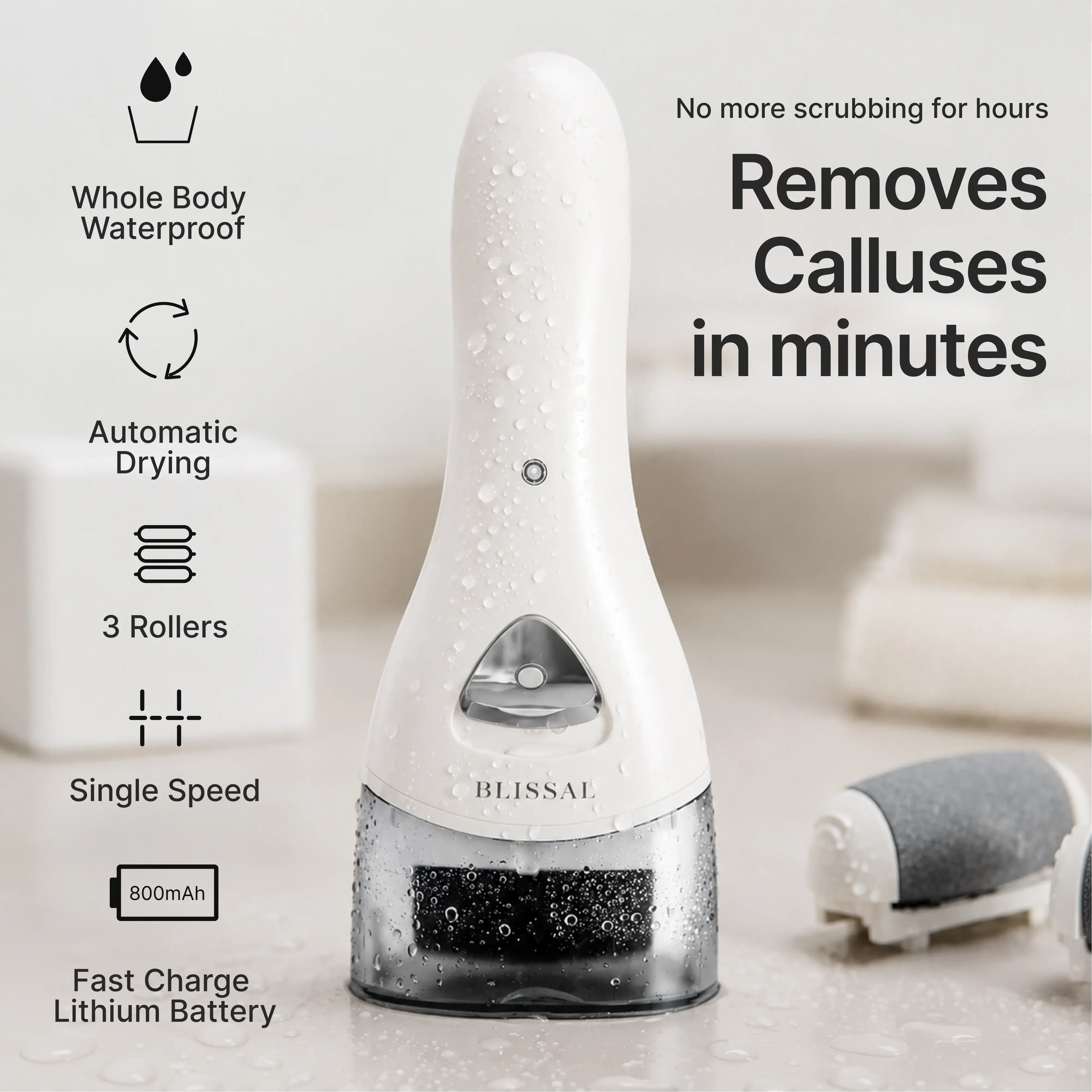 Blissal Rechargeable Foot Callus Remover