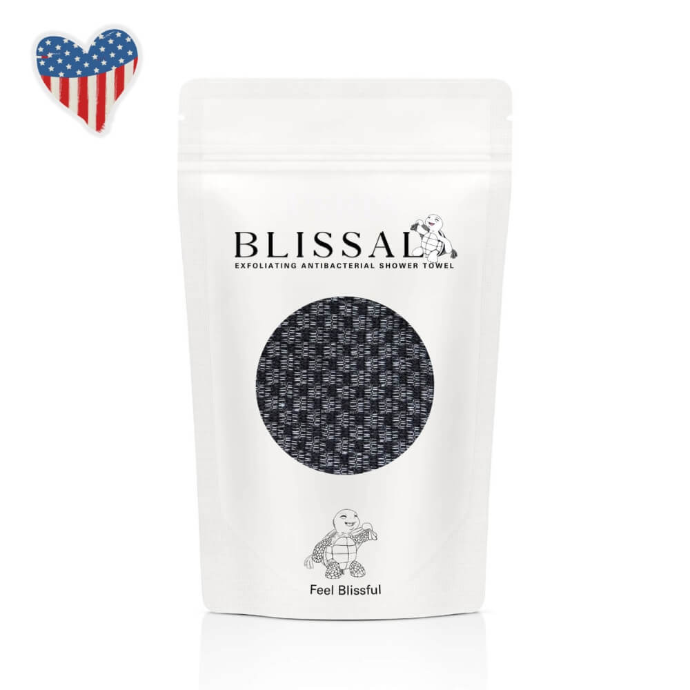 Blissal Exfoliating Antibacterial Shower Towel (Copy USA NEW)